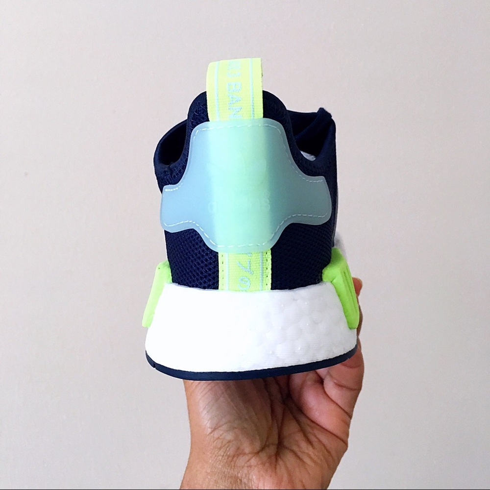Adidas NMD R1 Navy Blue - Picture 6 of 8